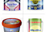 design premium paint bucket, adhesive tube, industrial packaging usa, eu brands